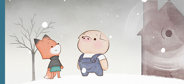 Le Cochon, le renard et le moulin Le Cochon, le renard et le moulin