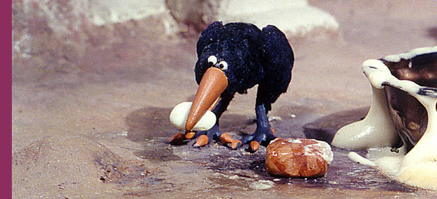 Le Corbeau et un drôle de Moineau Le Corbeau et un drôle de Moineau