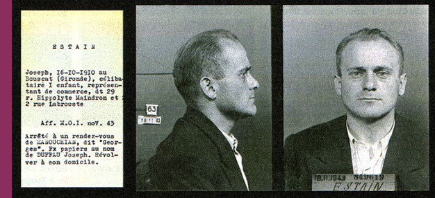 Mont Valérien, aux noms des fusillés et Joseph Epstein, Bon pour la légende Mont Valérien, aux noms des fusillés et Joseph Epstein, Bon pour la légende