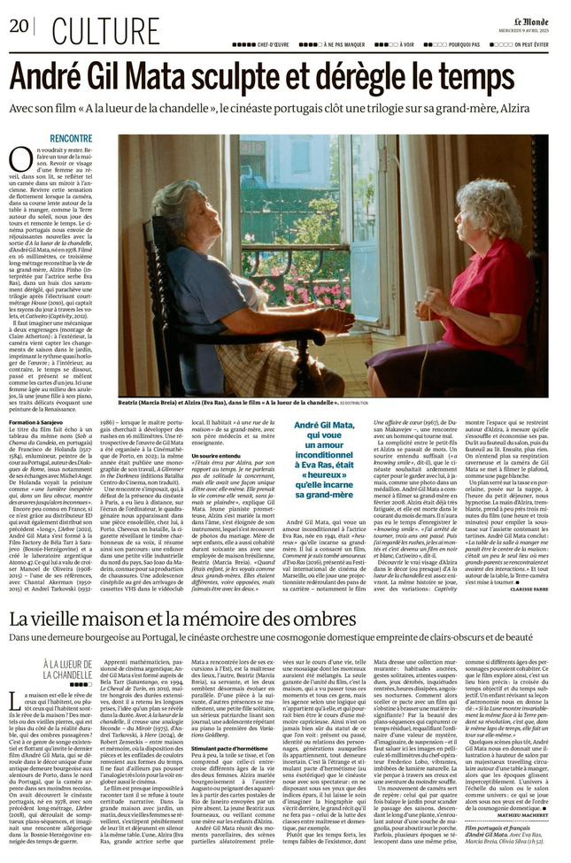 À la lueur de la chandelle (Sob a chama da candeia) À la lueur de la chandelle (Sob a chama da candeia)