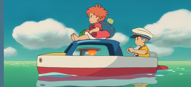 Ponyo sur la falaise